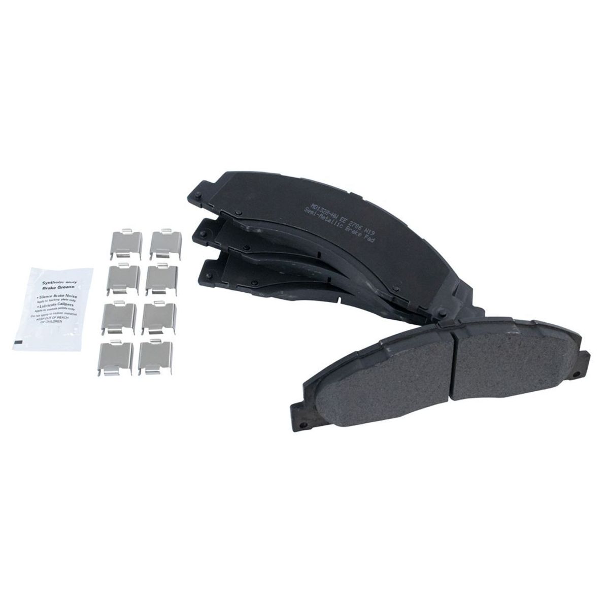 For 08-13 E-250 Cutaway Van Posi Metallic Brake Pad Kit Front & Rear Kit W/
