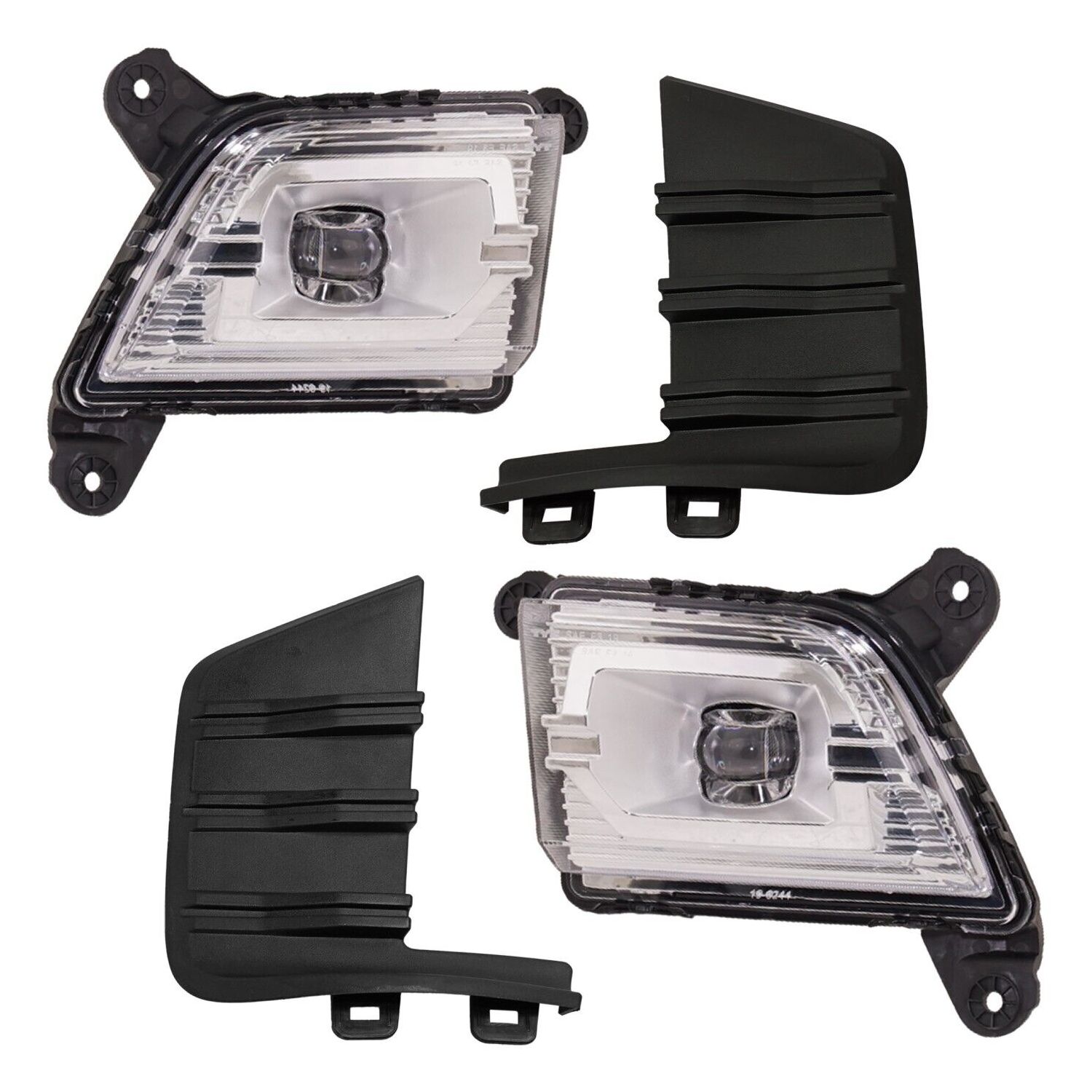 Fog Light Kit For 2019-2021 Silverado 1500 High Country Left Right Led Assembly