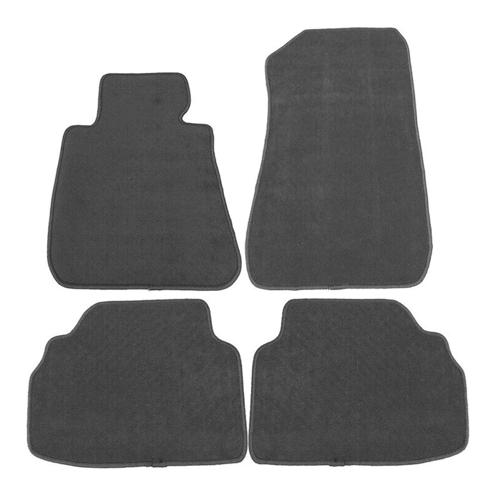 For 2006 325xi E90 3-Series Floor Mats Liner Nylon Front Rear Carpet Gray Set