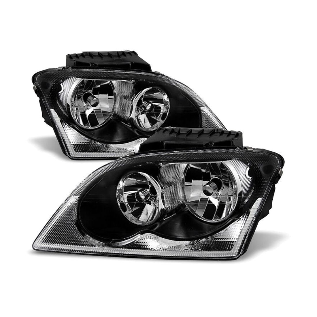 2004 2005 2006 Chrysler Pacifica Headlights Headlamps Replacement Set Left+Right