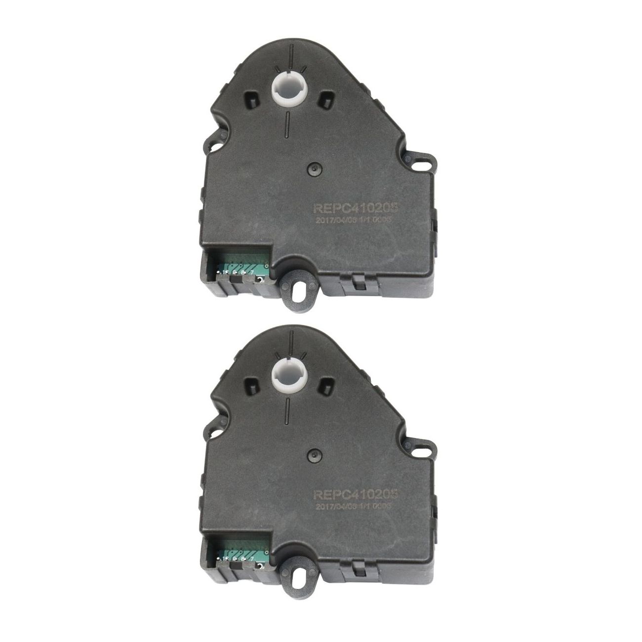 2 Sets Of - Hvac Heater Blend Door Actuators For Jimmy K1500 K2500 Safari Savana