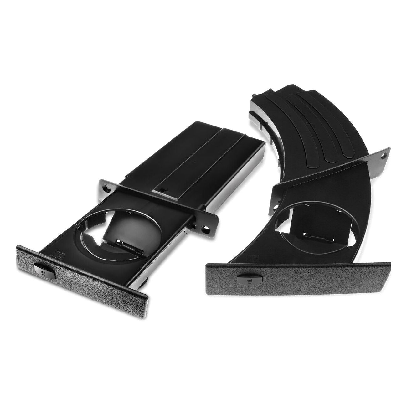 2Pcs Front Sides Dash Board Inner Black Cup Holder For BMW E60 E61 5-Series M5