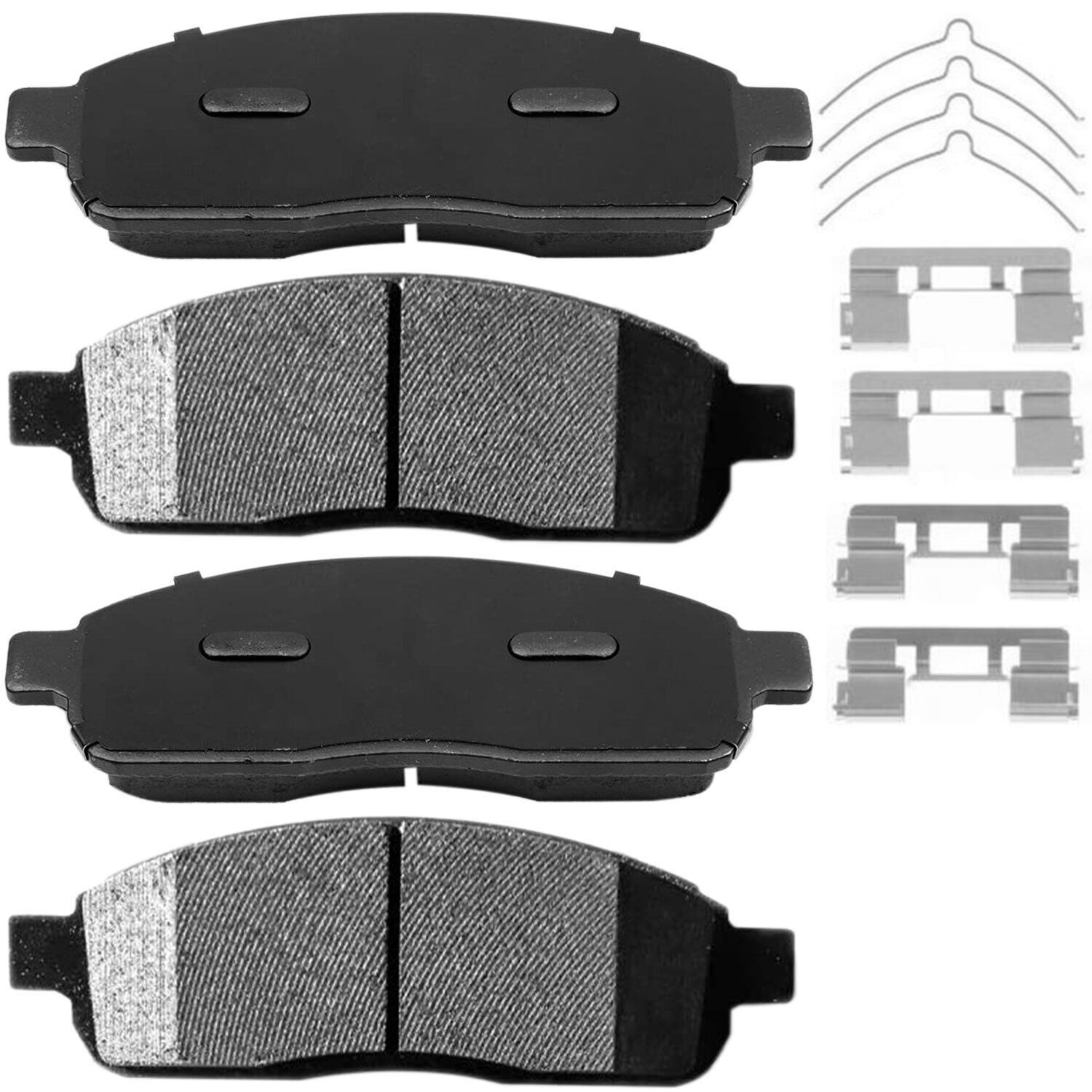 Front & Rear Ceramic Brake Pads For 2004 2005 - 2008 Ford F150 Lincoln Mark LT