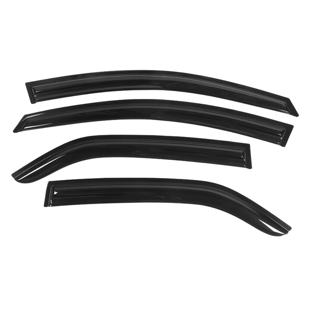 Fits 09-13 Kia Forte Sedan Mugen Acrylic Smoke Window Visors Sun Rain Guard 4PCS