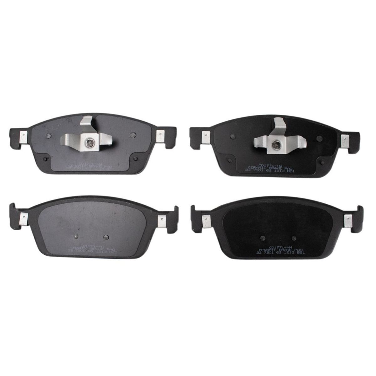 For 15-19 Lincoln MKC Black Label Sport Utility Front Ceramic Brake Pad Set
