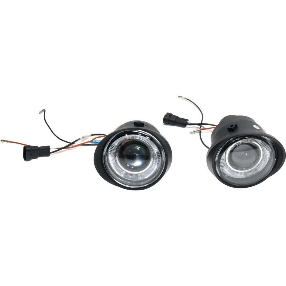 Fog Light Halo Projector Style For INFINITI Nissan Left & Right Clear Lens