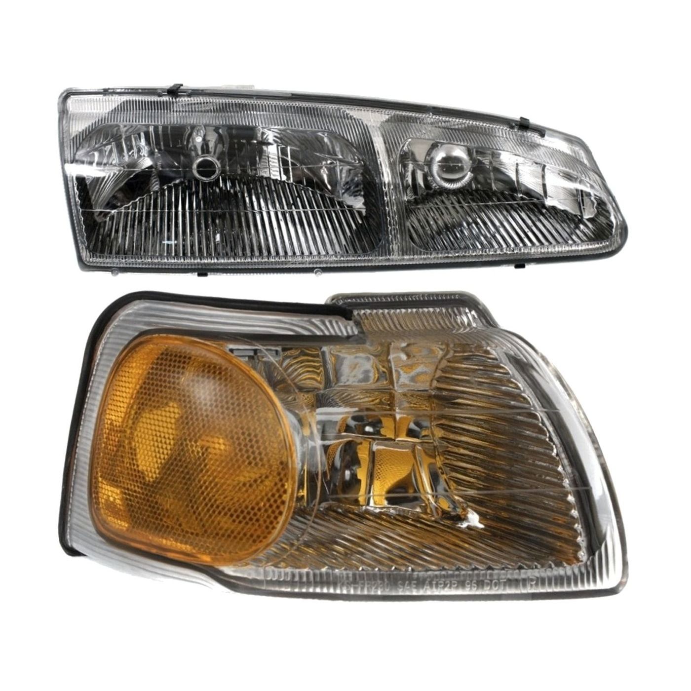 Headlight & Corner Light Lamp Kit Right Passenger Side For Cougar Thunderbird