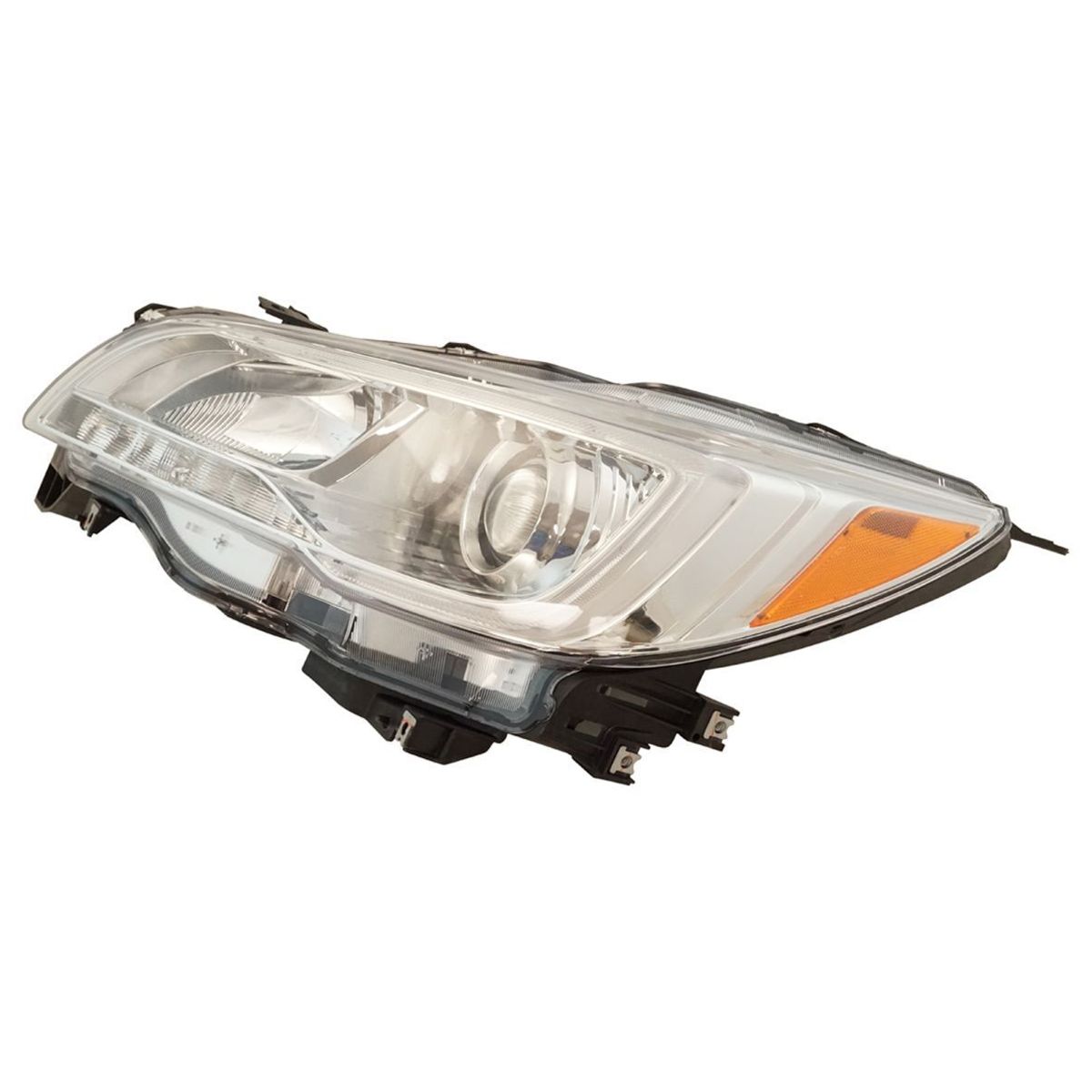For 15-17 Legacy Halogen Headlight Headlamp W/Chrome Bezel Driver Side Left