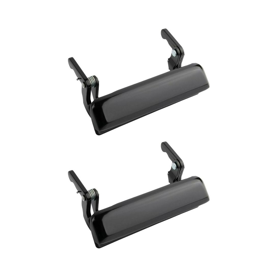 2 Sets Of - Tailgate Tail Gate Handle Black Steel Rear For Ford Mazda