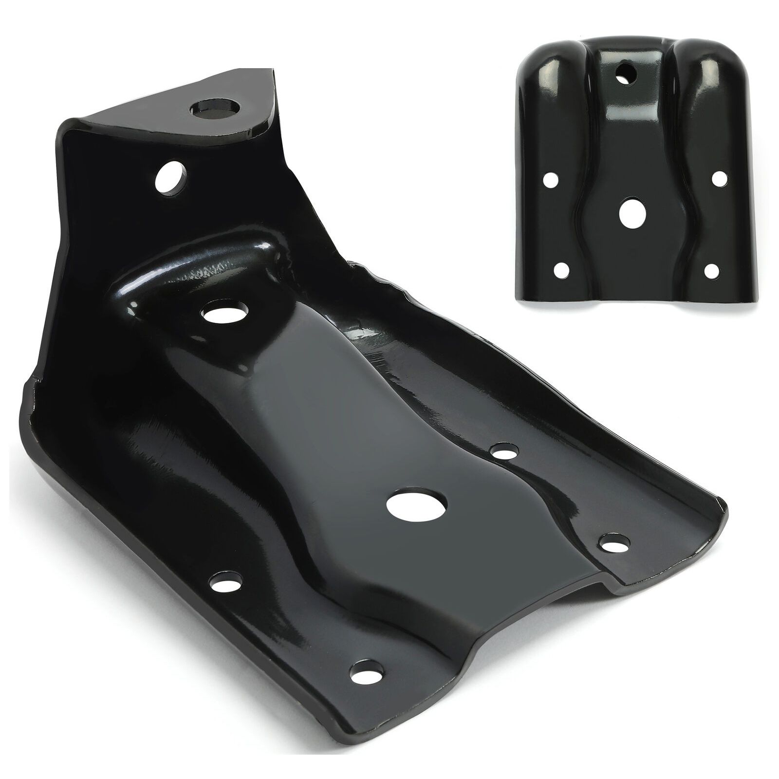 2pcs Rear Leaf Spring Hanger Shackle Bracket Kit For Chevy Silverado GMC Sierra
