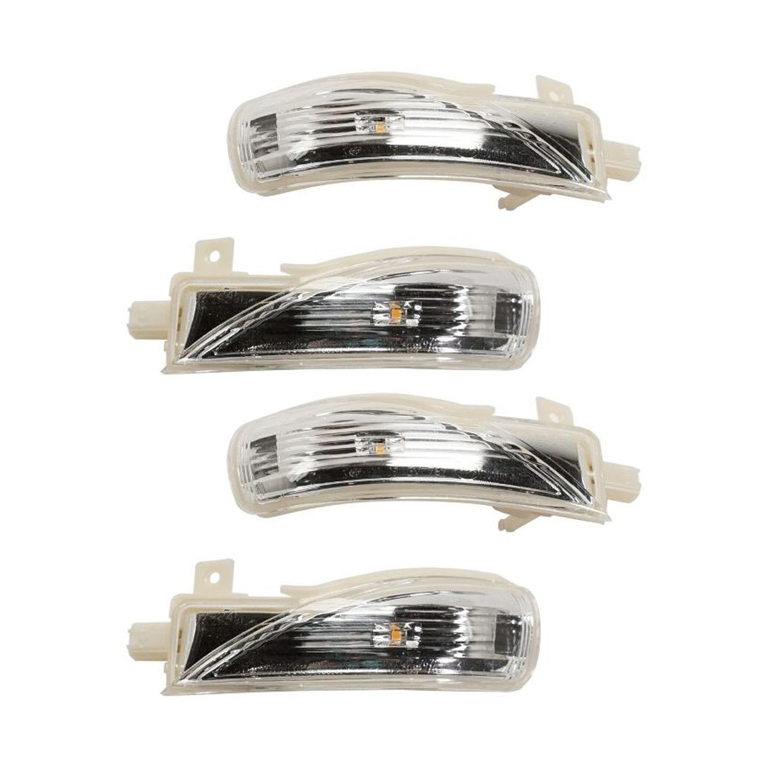 4 PCS - Mirror Turn Signal Lights Set Driver & Passenger Side Left Right For