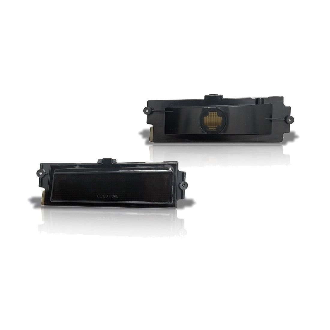 Smoked Lens Front Fender Side Marker Lights