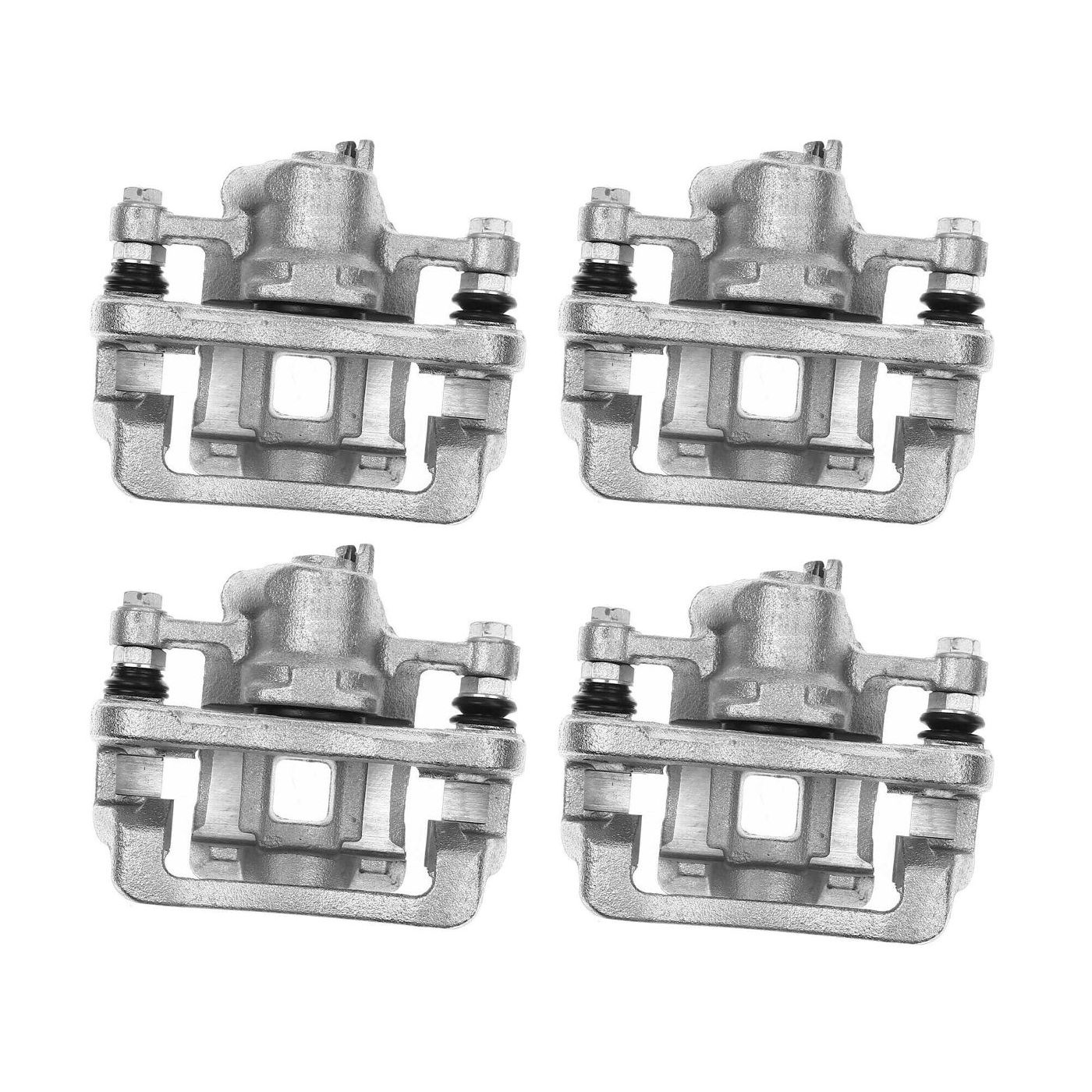 4 Sets Of - Brake Caliper W/ Bracket For 2010-2013 Kia Soul Hatchback 1.6L 2.0L Rear