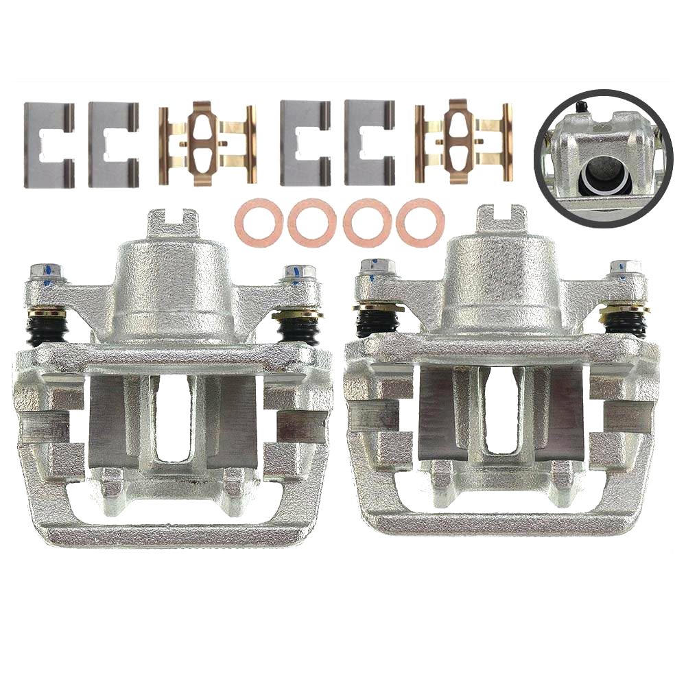 2x Rear Disc Brake Caliper For Acura CL Acura TL Honda Element W/ Bracket