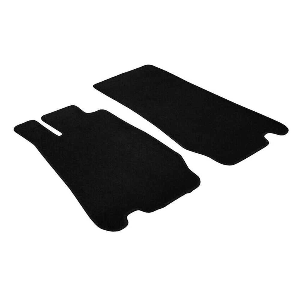 For 07-12 SL550 Convertible R230 2PCS Left Right Floor Mats Carpets Nylon Black