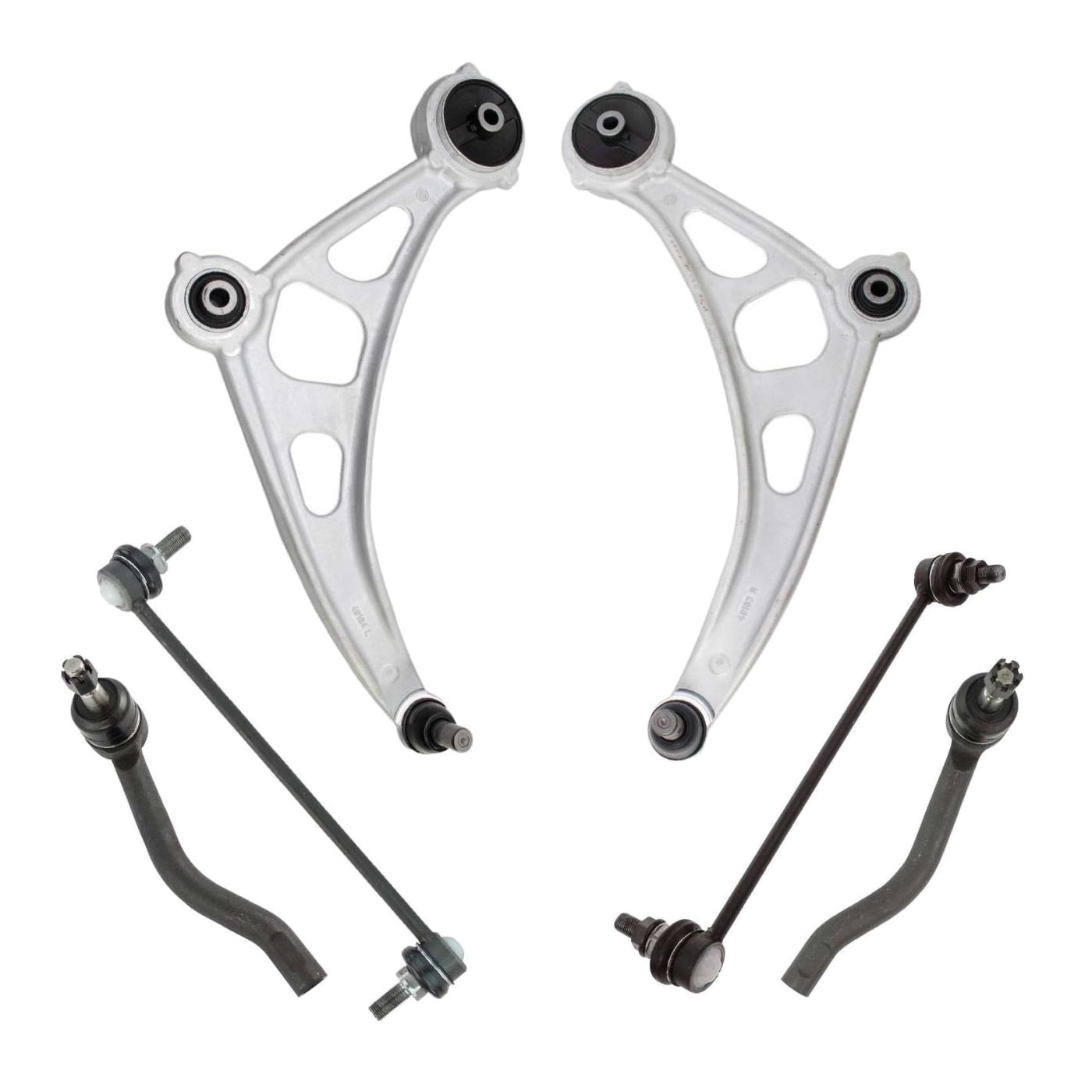For Nissan Front Control Arm Ball Joint Sway Bar Tie Rod Suspension Kit 6pc