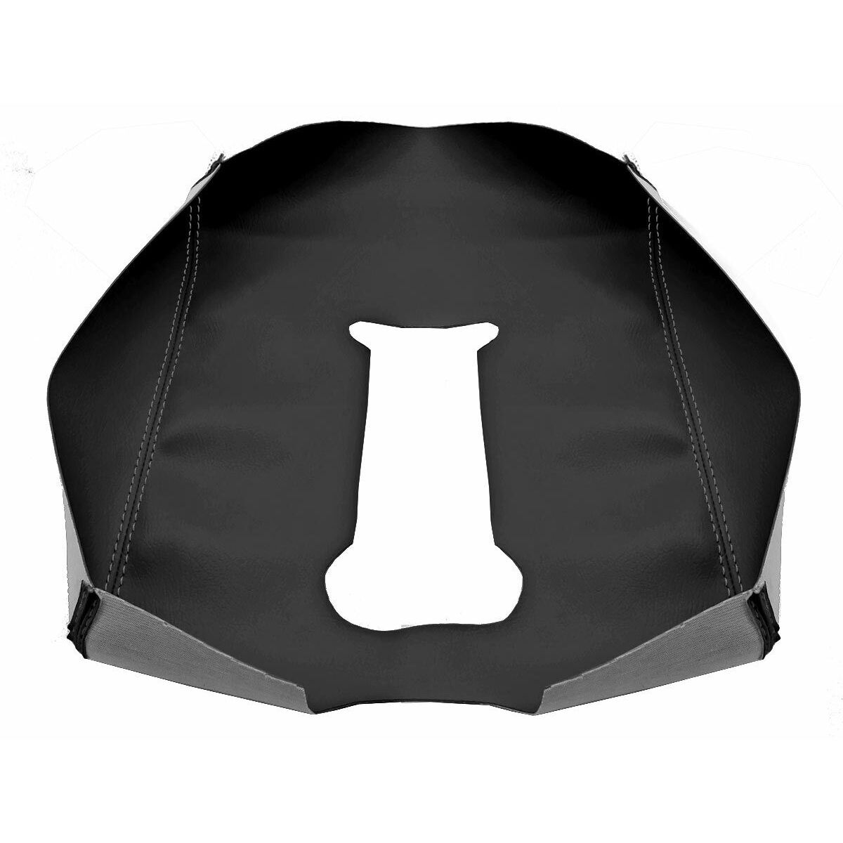 Console Lid Bench Armrest Cover Leather For Chevy 15-20 Suburban Sub Gray Stitch