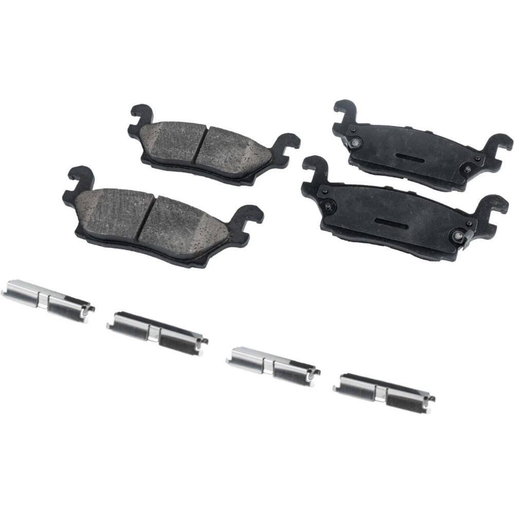 Rear Ceramic Brake Pad Set For 2006 Hummer H3 Base Sport Utility H3