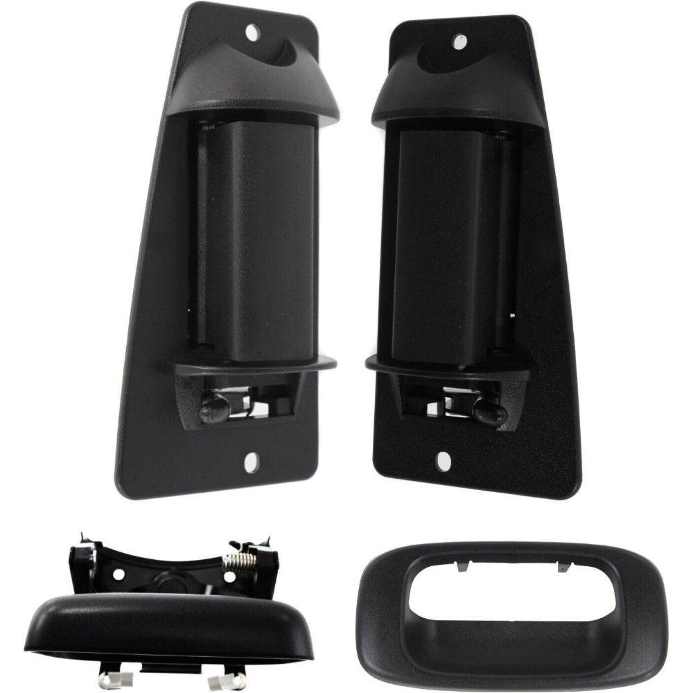 2 Sets Of - Tail Gate Tailgate Handle Kit Rear For Chevy Chevrolet Silverado 1500