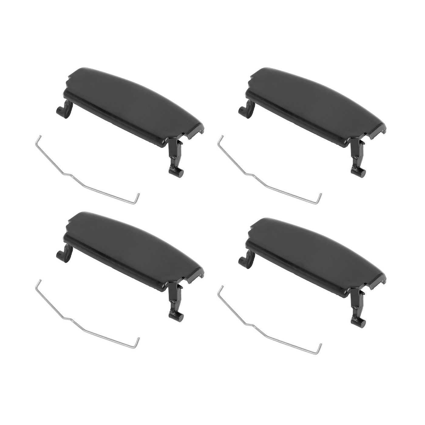 4 Sets Of - Center Console Latch Lid Lock Clip Black For 2002-2008 Audi A4 A4 Quattro