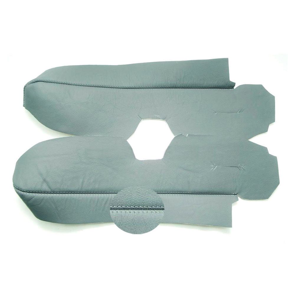 Door Panel Armrest Leather Synthetic Cover For 2007-2012 CR-V Sport Utility Gray