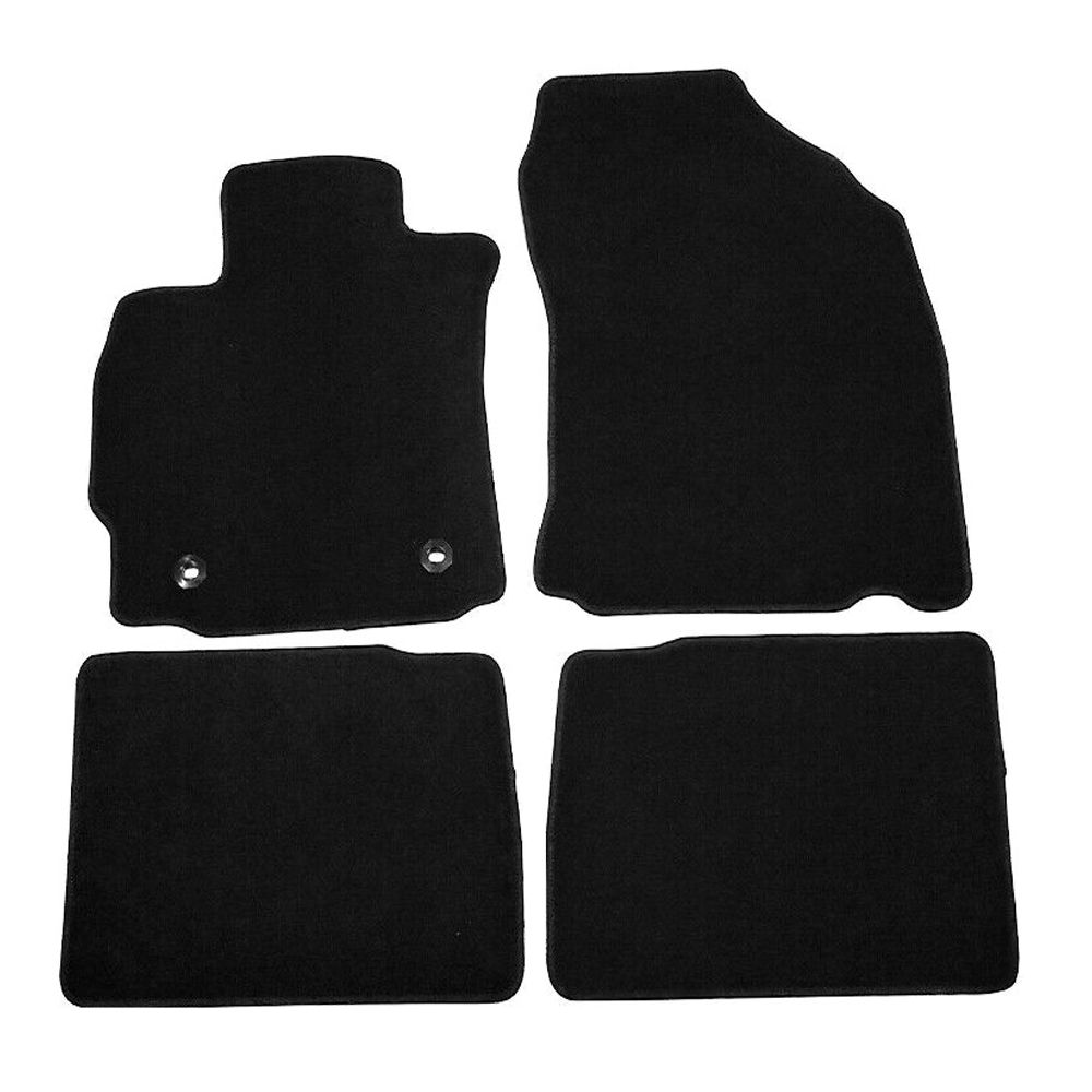 For Scion 2014-2016 TC Coupe Floor Mats Carpet Front & Rear Black 4PC-Nylon