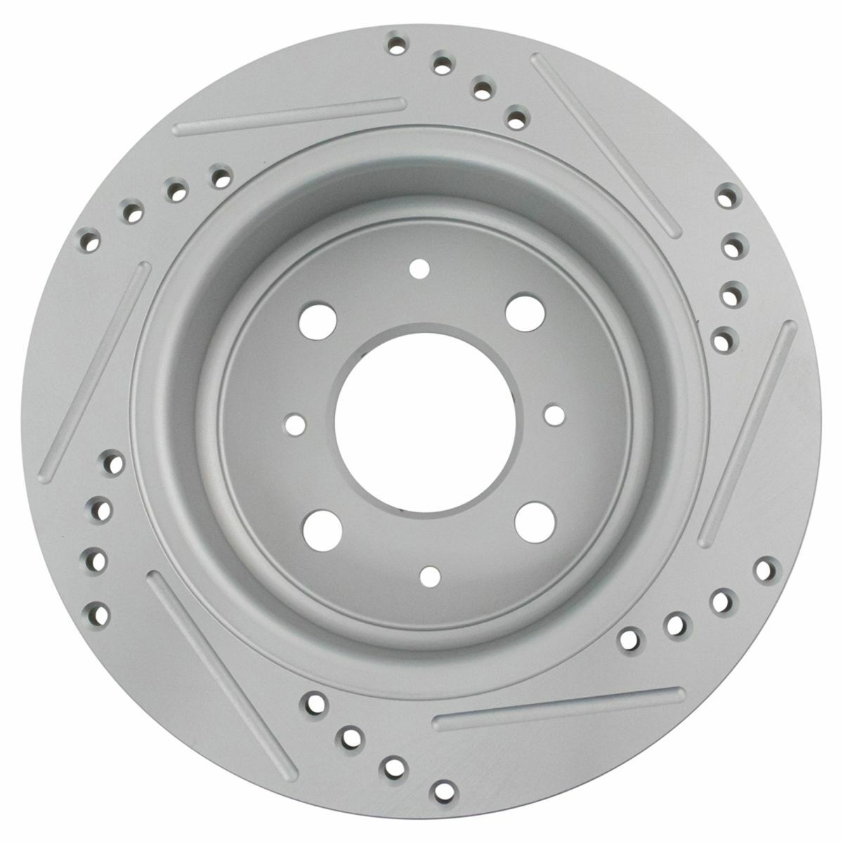 Brake Rotor Performance Drilled Slotted Rear Pair Set For Acura Honda