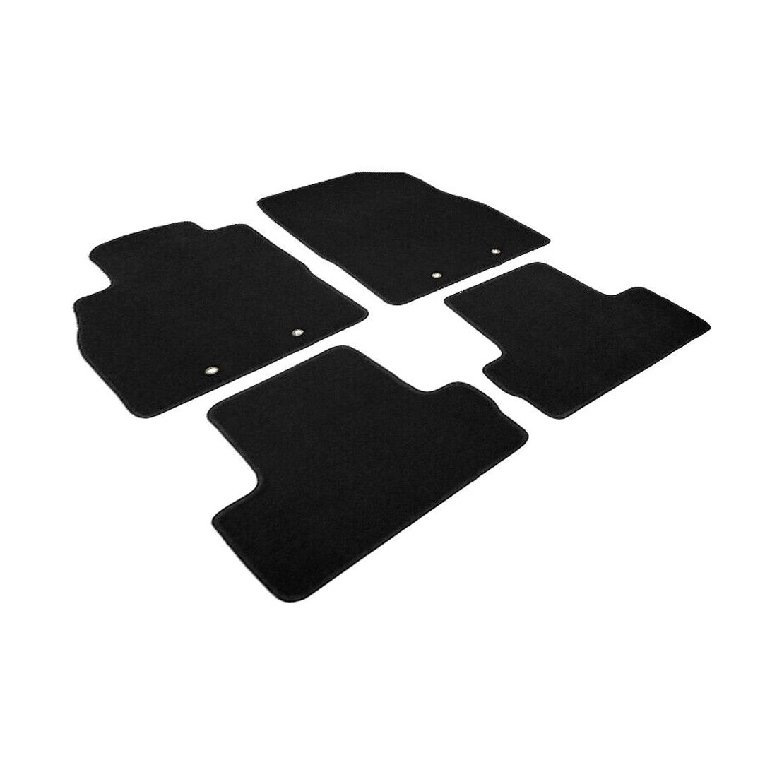 For Chevrolet 11-15 Volt Volt Floor Mats Front & Rear Carpet 4PC Black Nylon