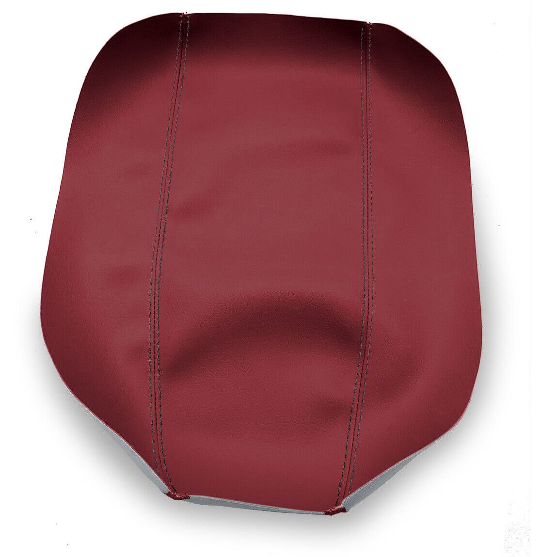Console Lid Armrest Cover Leather For 2004-2006 GTO Base Coupe Red Black Stitch
