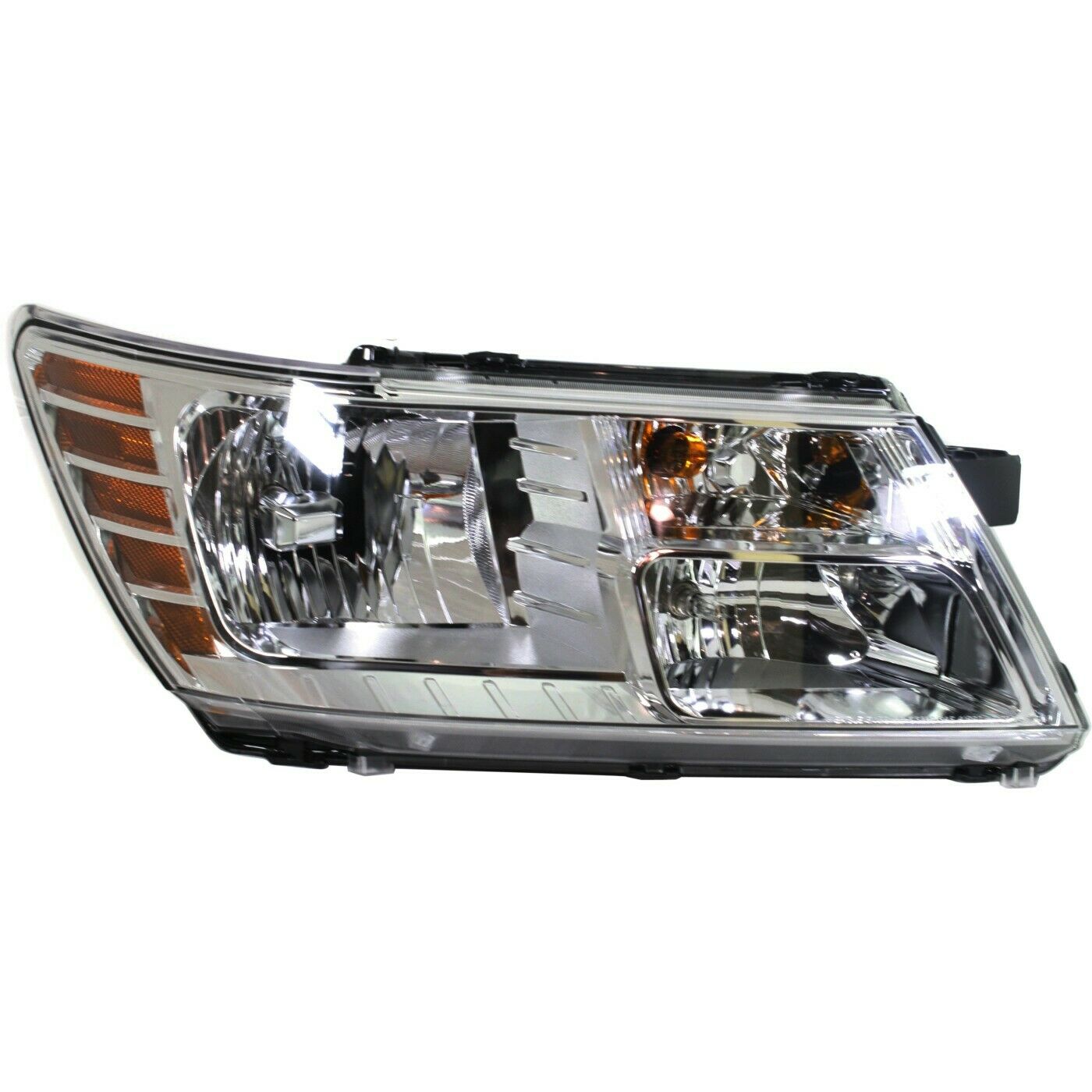 Headlight For 2009-2020 Journey Right Chrome Housing With Bulb