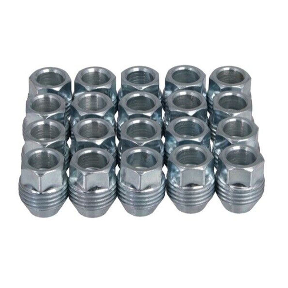 32 Dual Thread Wheel Lug Nuts 14x1.5 Replaces Chevy GMC HD Truck 9591772 9595175