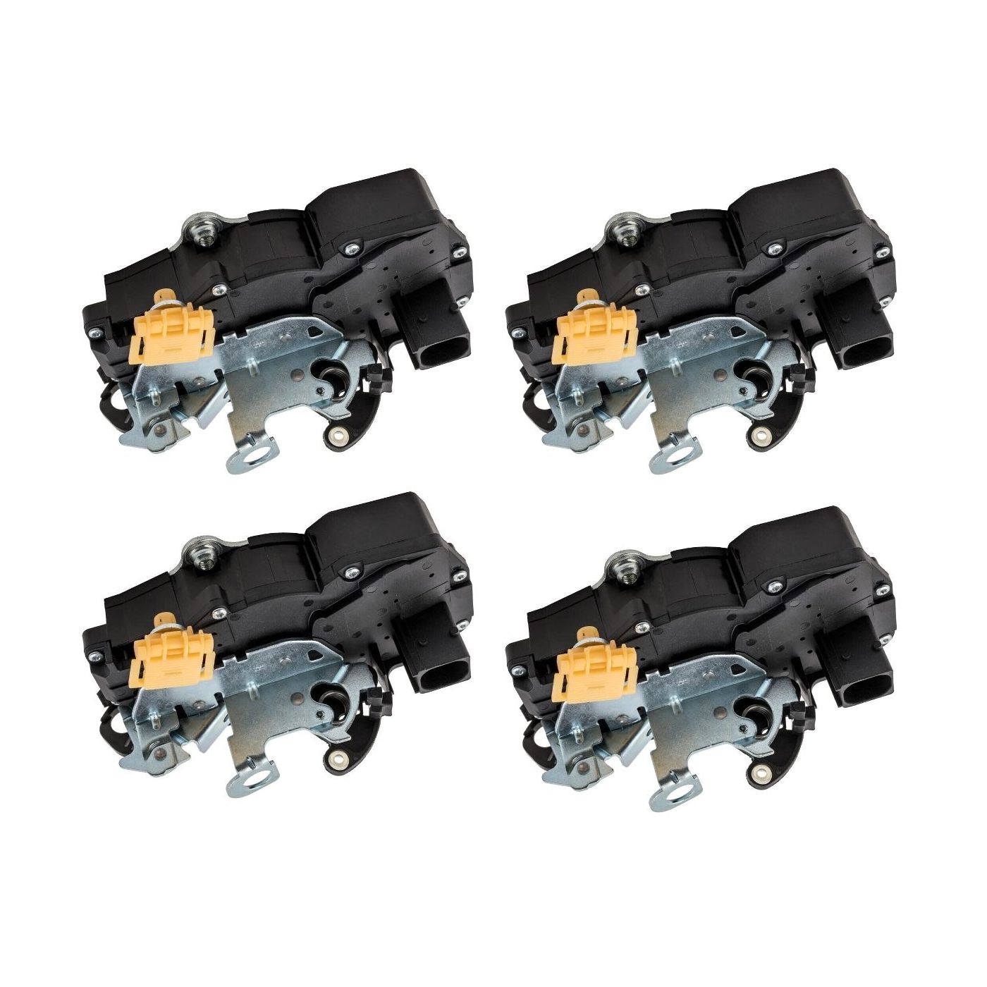 4 Sets Of - Door Lock Actuator Front Right Passenger Side For Chevy GMC Cadillac