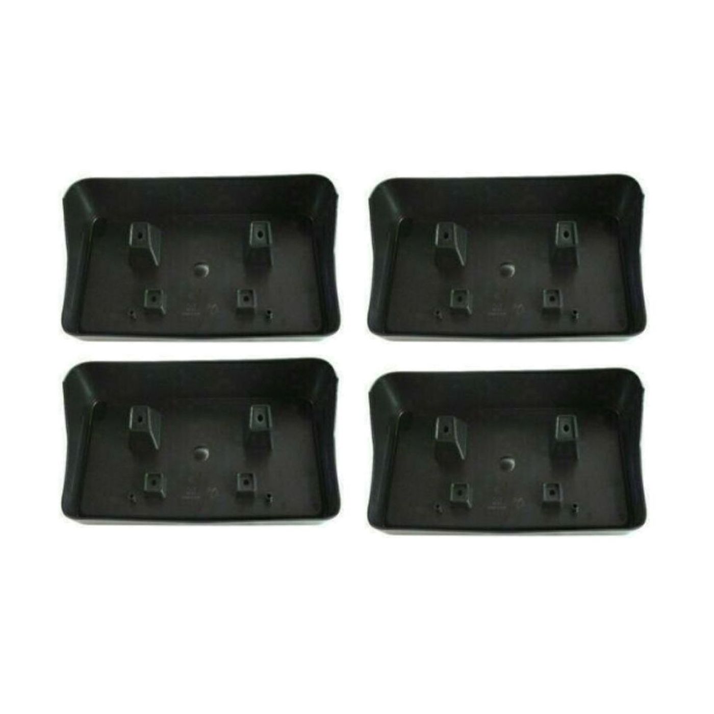 4 Sets Of - For 2015-2019 Dodge Challenger Front Bumper License Plate Bracket