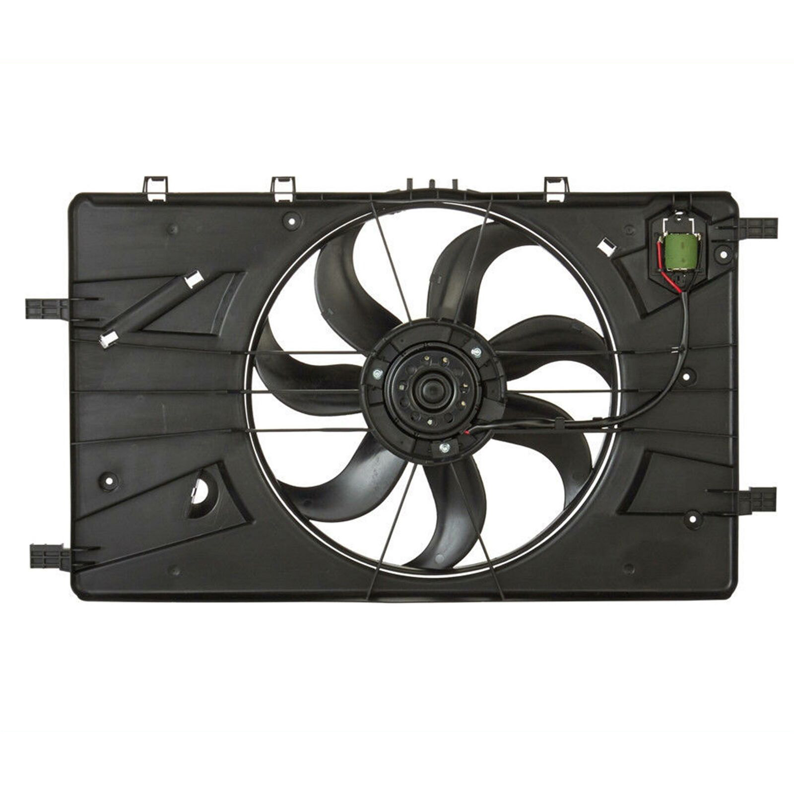 Radiator & Condenser Fan For Buick 12-17 Verano Chevrolet 11-15 Cruze GM3115243