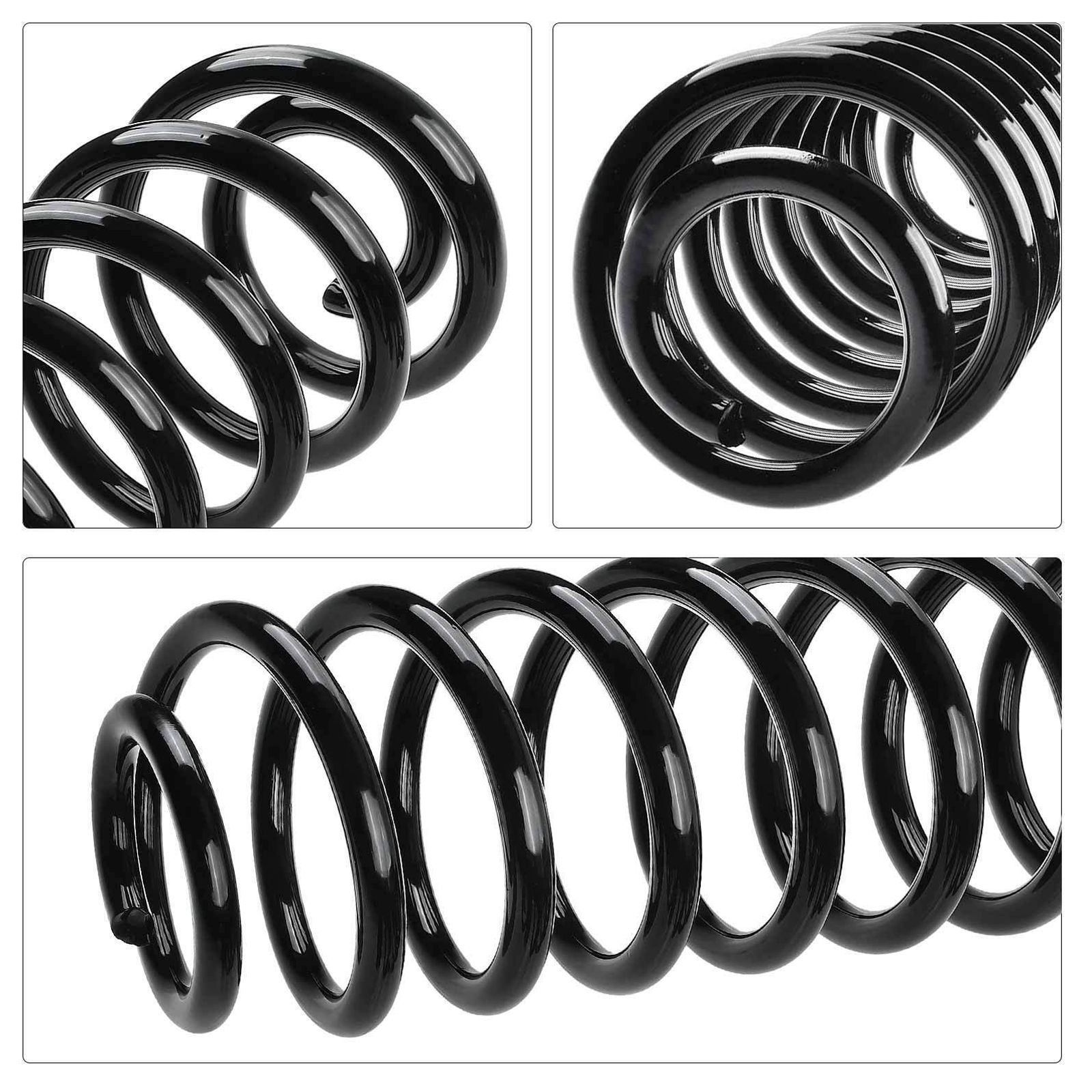 2x Coil Spring Set For Chevrolet Trailblazer 02-09 GMC Envoy 02-08 Buick Rear