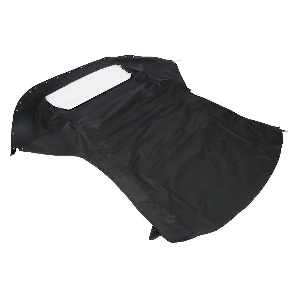 For Chrysler 2004-2006 Sebring Base Black Sailcloth Soft Top & Plastic Window