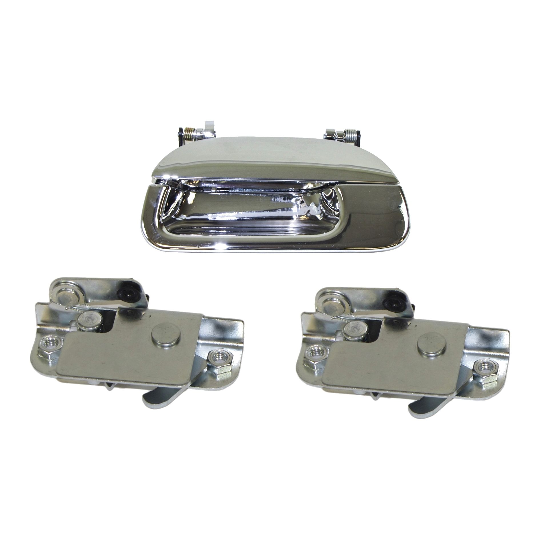 For 1997-2003 Ford F-150 XL Tailgate Latch Handle Bezel Chrome W/O Lock Hole