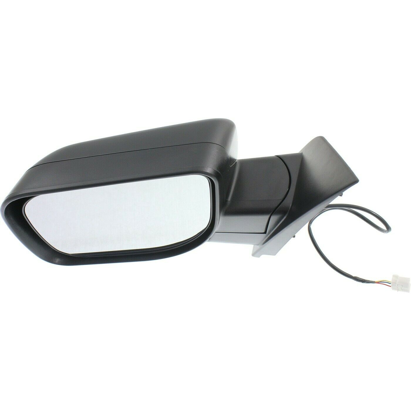 Power Mirror For 2004-2015 Nissan Titan Left Textured Black Manual Folding