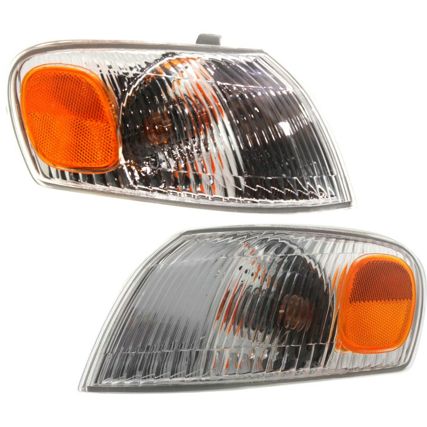 Replacement Corner Signal Light For Toyota 98-00 Corolla Pair W/Bulb/Socket