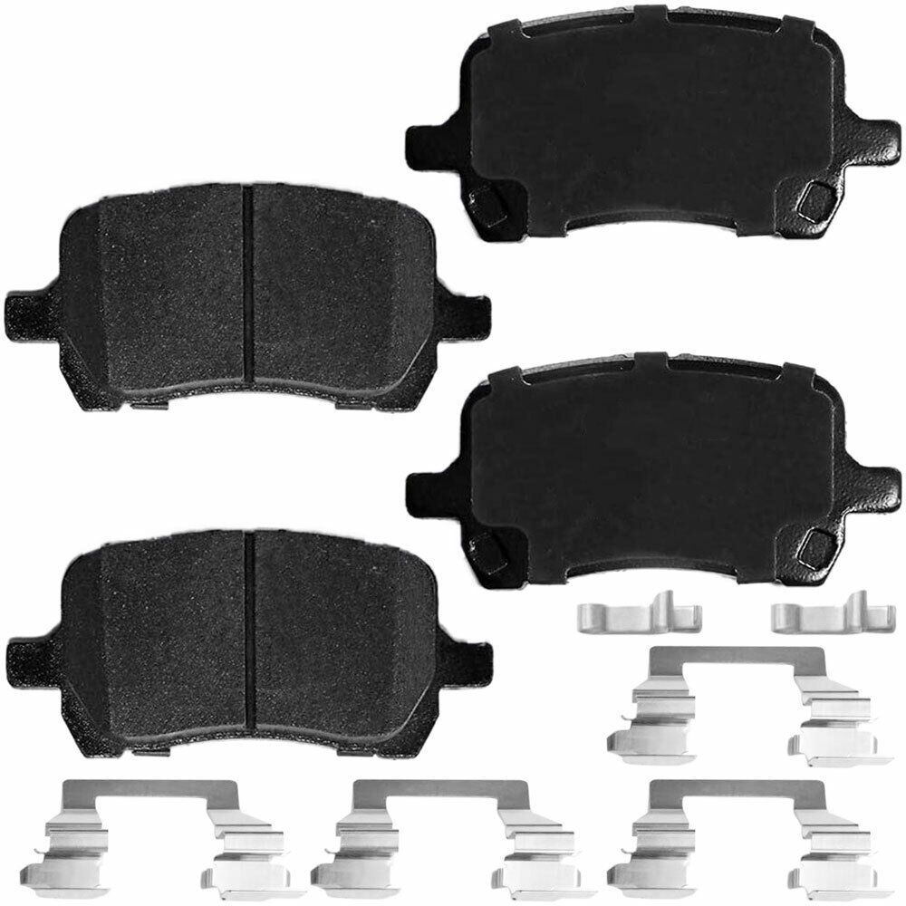 For 2004-2012 Malibu Pontiac 2007-2008 G5 Front Ceramic Brake Pads W/Hardware