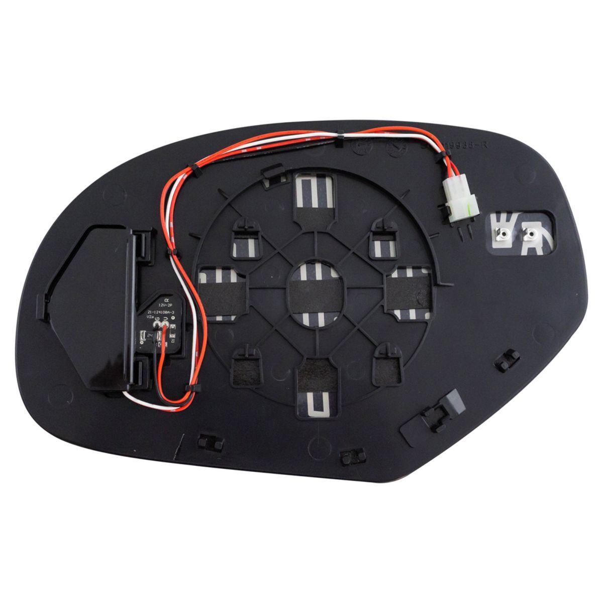 2 Sets Of - Mirror Glass Heated Arrow Signal Blind Spot Detection Passenger Right For