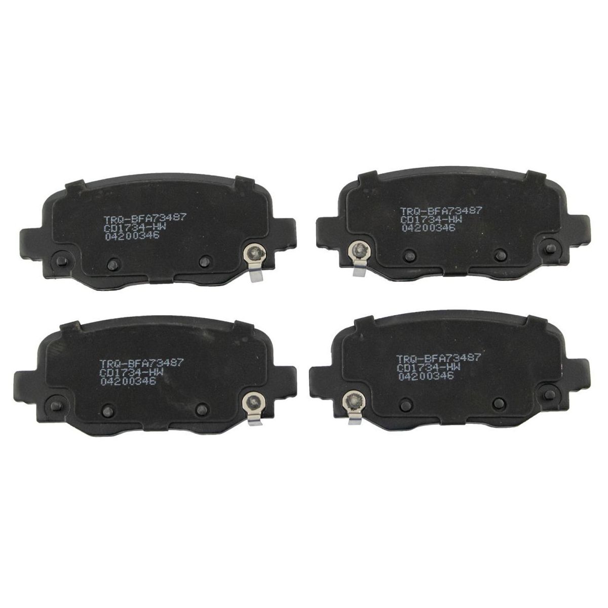 For 2015-2017 200 Limited Sedan Rear Premium Posi Ceramic Disc Brake Pad Set