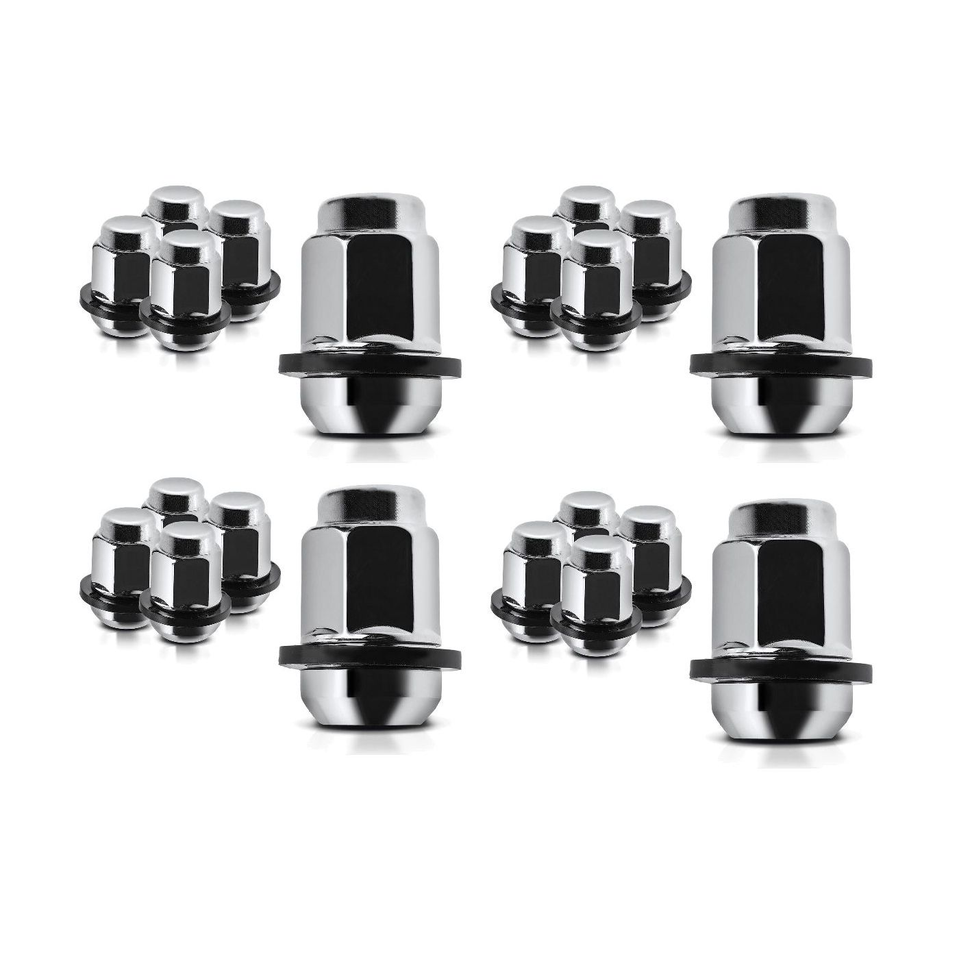 20 PCS - M12-1.50 Front Or Rear Acorn Wheel Lug Nut For Honda Civic CR-V Accord Acura