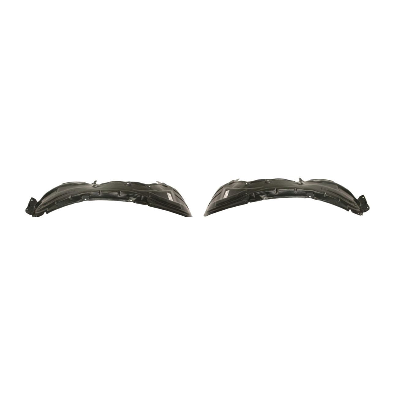 For 09-10 Murano LE Inner Fender Splash Shield Front Set Of 2 Left & Right Side