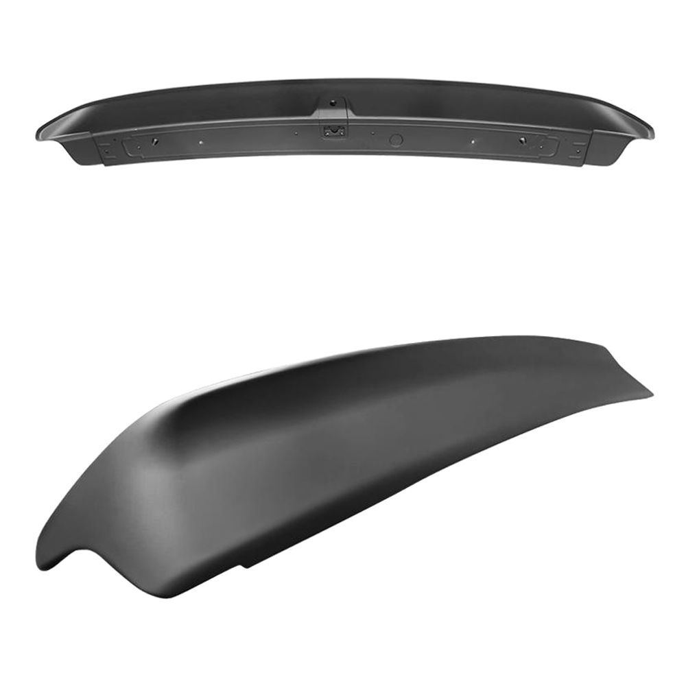 Fits 08-23 Dodge Challenger Trunk Spoiler Wing W/ Camera Cover Matte Black ABS
