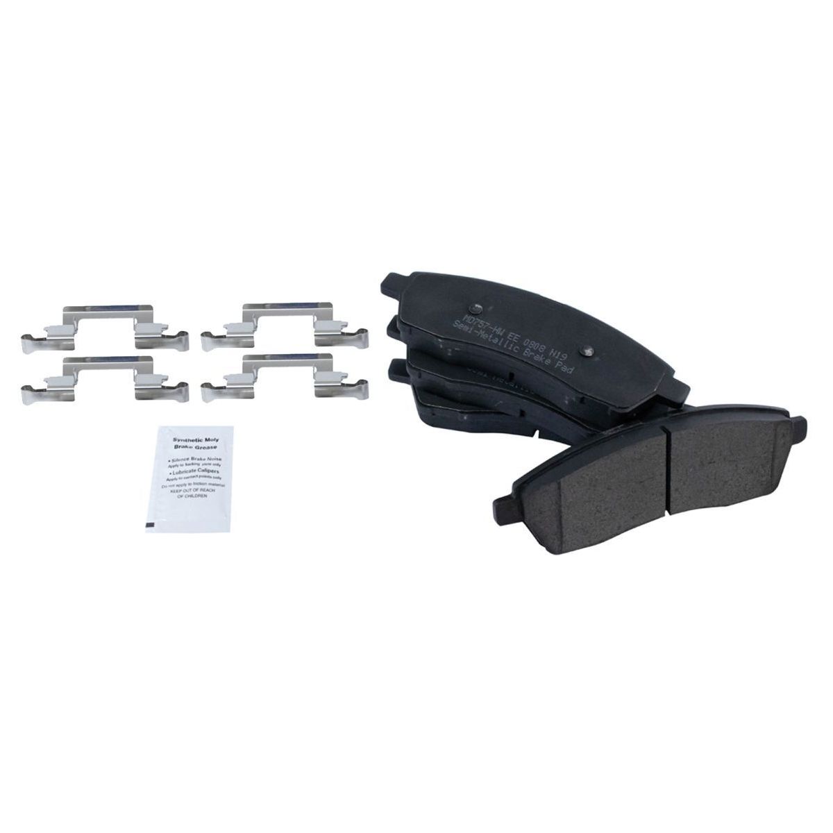 For 2000-2005 Excursion Limited Semi Metallic Brake Pad Front & Rear Kit W/