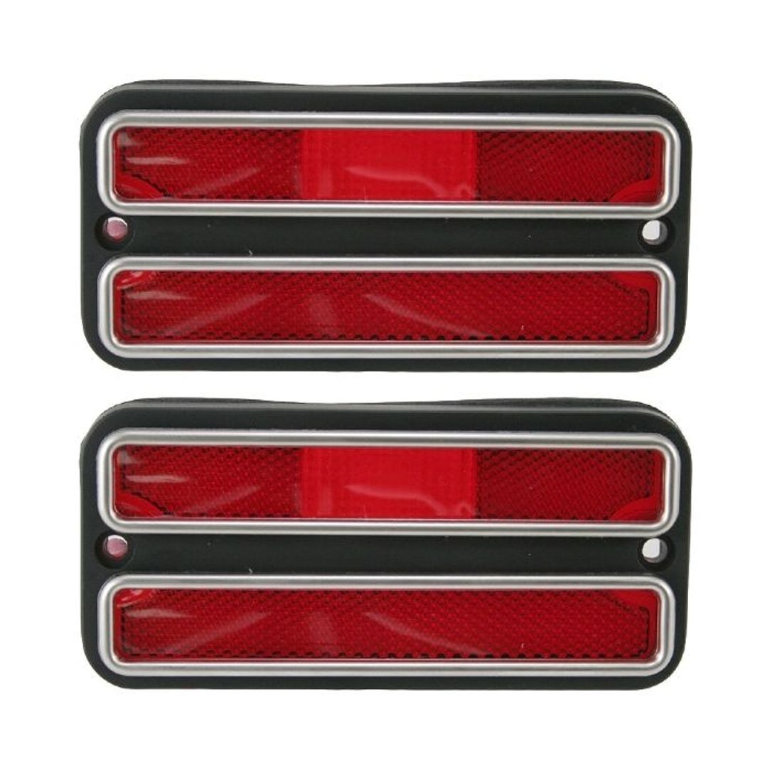 2 Sets Of - Rear Red Side Marker Light Corner Turn Signal For Chevrolet GMC Pickup