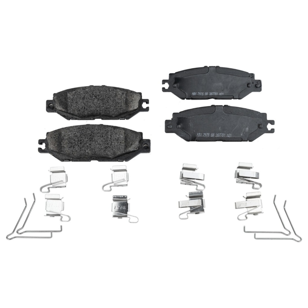Rear Ceramic Brake Pad Set For Lexus 1993-2000 LS400 Base Sedan 2-Wheel Set