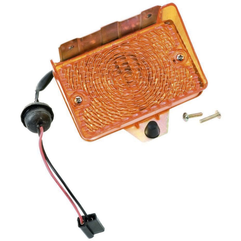 For Chevrolet 1971-1972 Nova Base Parking Lamp Assembly W/ Amber Lens RH/LH Dii