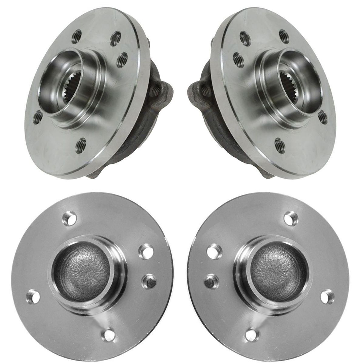 For Mini 2002-2006 Cooper Piece Front & Rear Wheel Hub & Bearing Assembly Kit